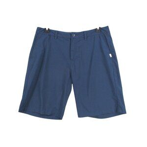 Quiksilver Amphibian Mens Navy Blue 4-Way Stretch Shorts 18" Outseam